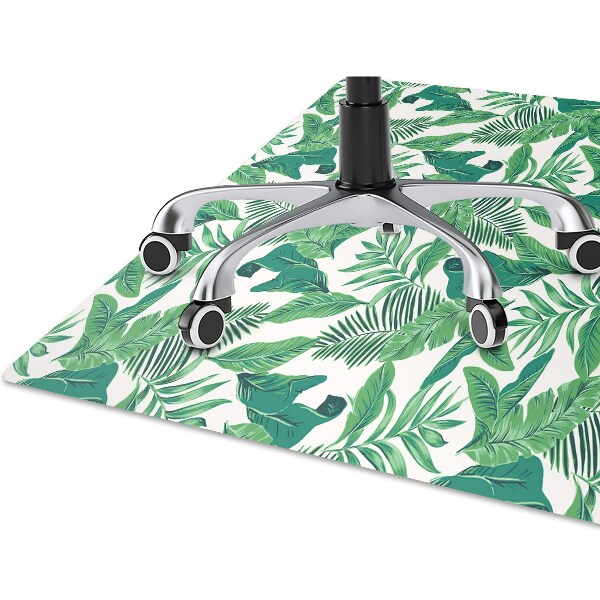 Alfombra silla escritorio Hoja tropical