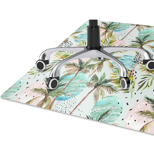 Alfombra silla ordenador Palmeras