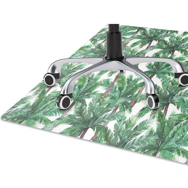 Alfombra silla ordenador Palmeras tropicales