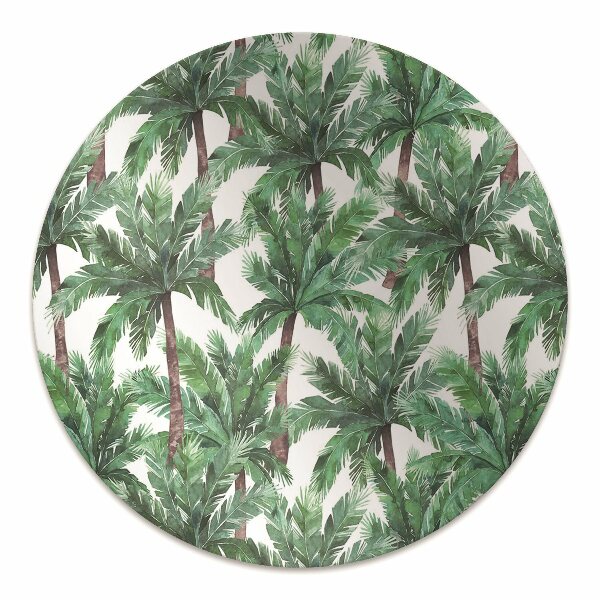 Alfombra silla ordenador Palmeras tropicales