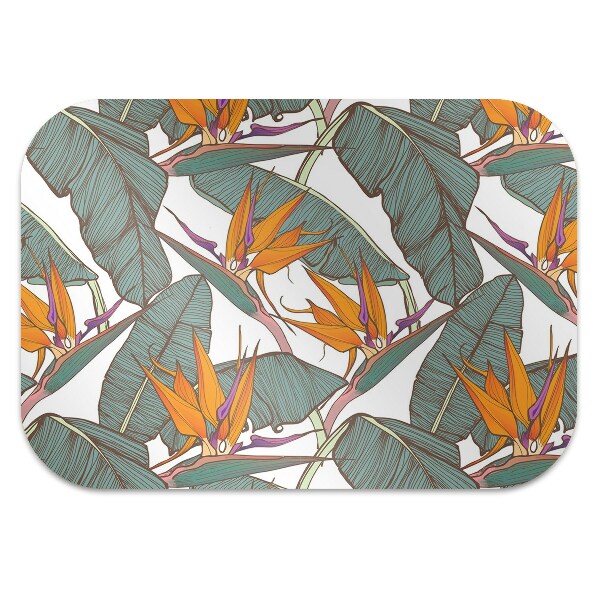 Alfombra para silla de escritorio Zona tropical