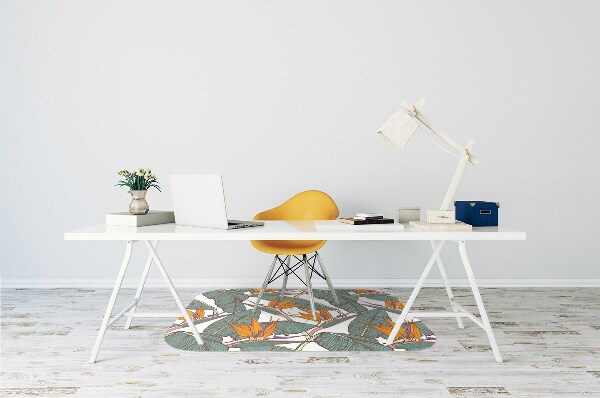 Alfombra para silla de escritorio Zona tropical