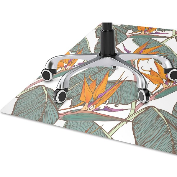 Alfombra para silla de escritorio Zona tropical