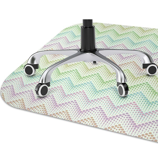 Alfombra para silla de escritorio Firl who dots