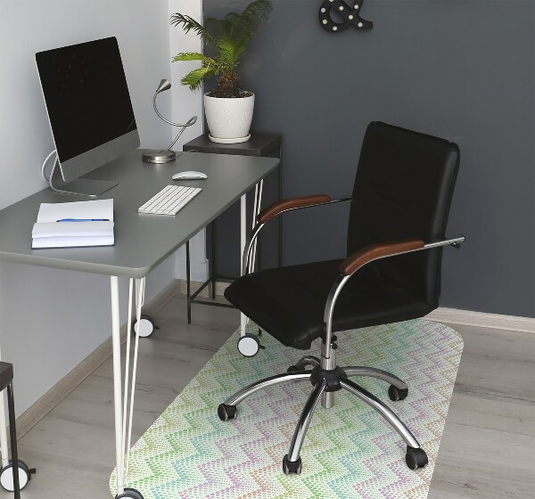 Alfombra para silla de escritorio Firl who dots