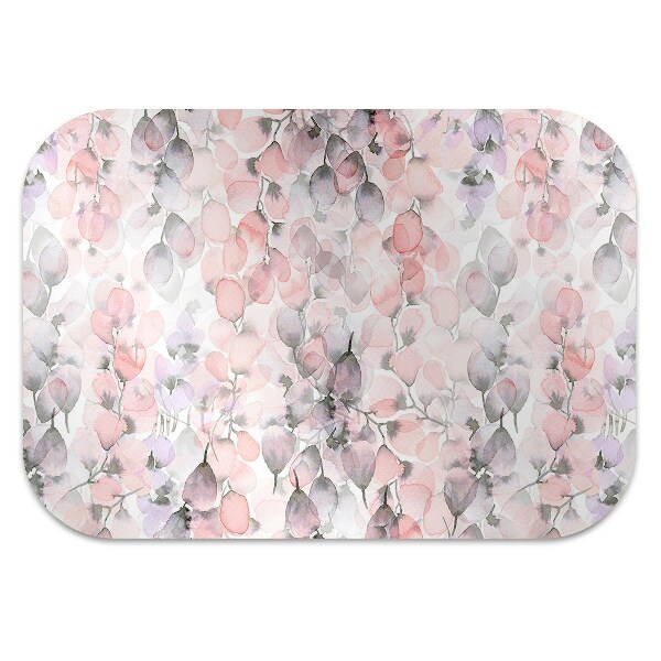 Alfombra para silla de escritorio Flores pintadas
