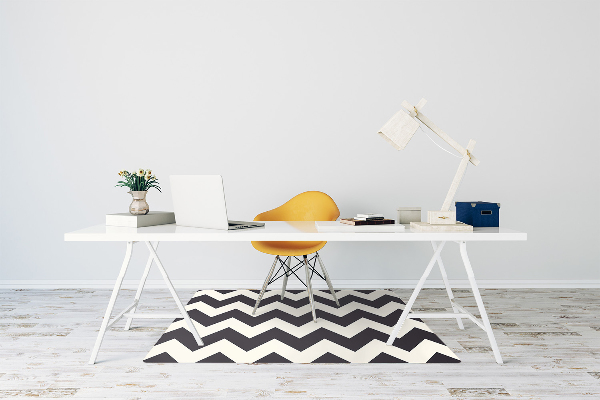 Alfombra silla escritorio Zigzags