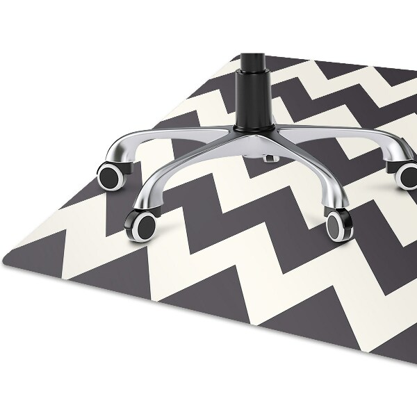 Alfombra silla escritorio Zigzags