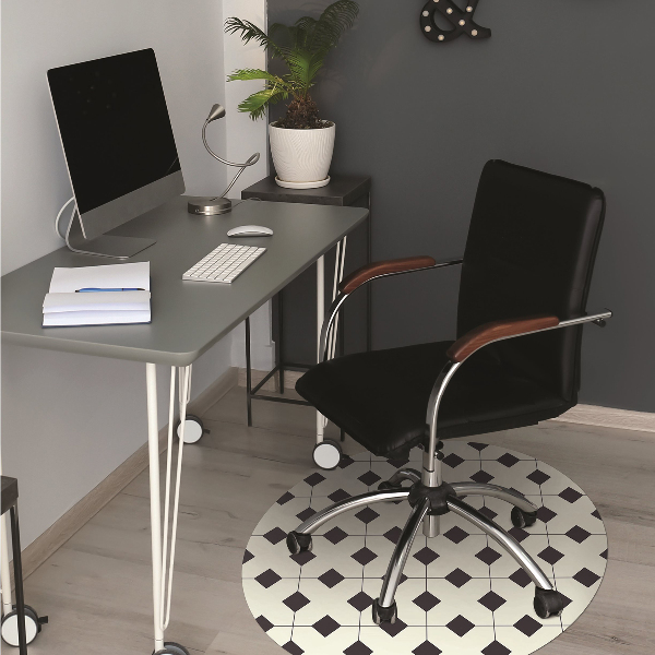 Alfombrilla para silla de escritorio Patrón geométrico