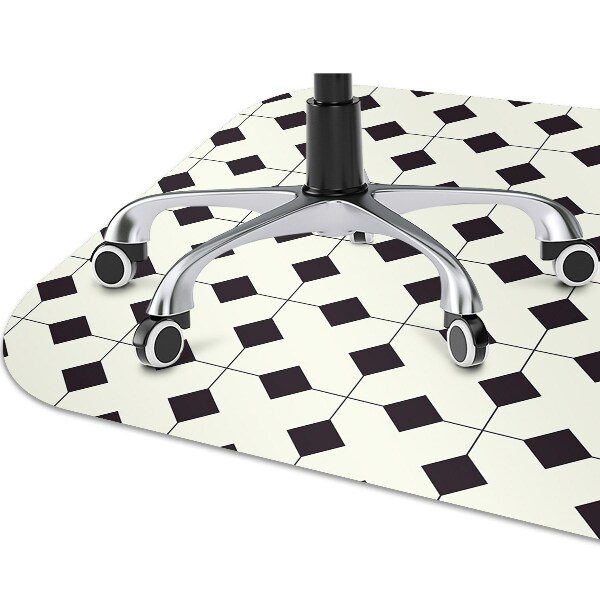 Alfombrilla para silla de escritorio Patrón geométrico