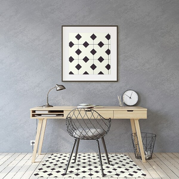Alfombrilla para silla de escritorio Patrón geométrico
