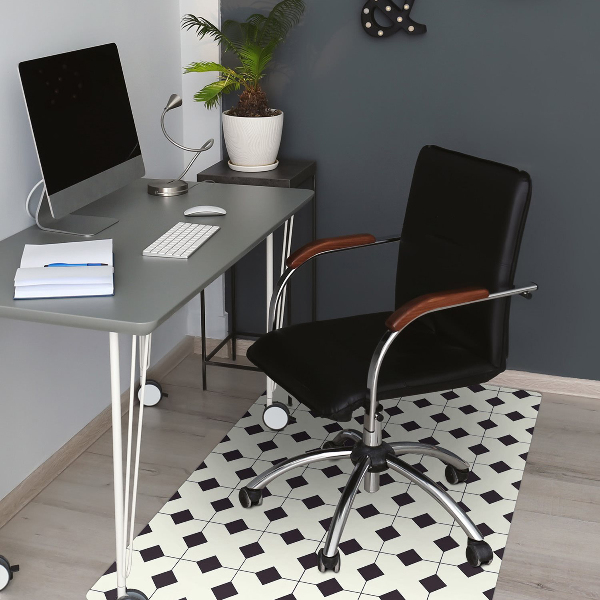 Alfombrilla para silla de escritorio Patrón geométrico