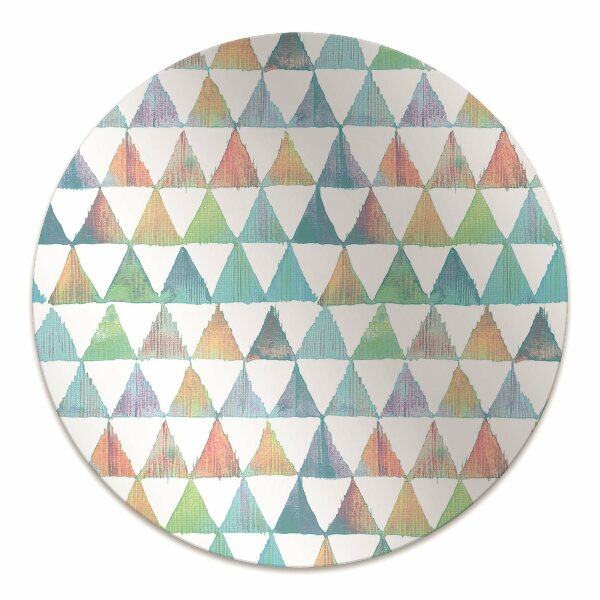 Alfombra para silla de escritorio Triángulos geométricos