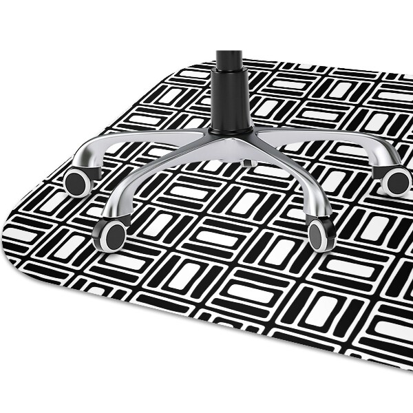 Alfombra para silla de escritorio Patrón geométrico