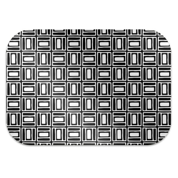 Alfombra para silla de escritorio Patrón geométrico
