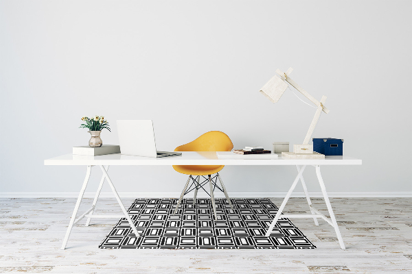 Alfombra para silla de escritorio Patrón geométrico