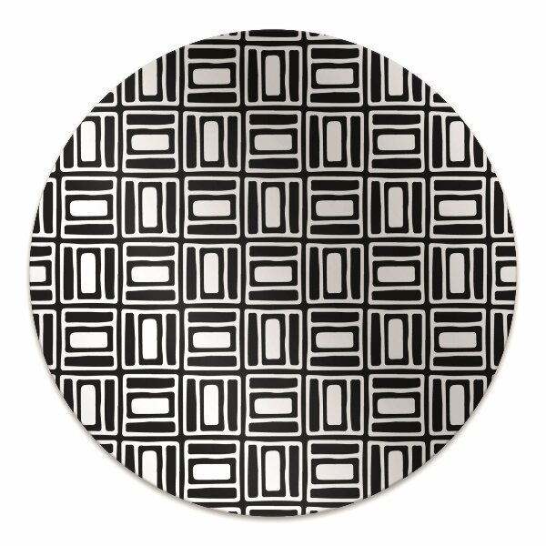 Alfombra para silla de escritorio Patrón geométrico