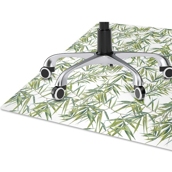 Alfombra para silla de escritorio Hojas exóticas