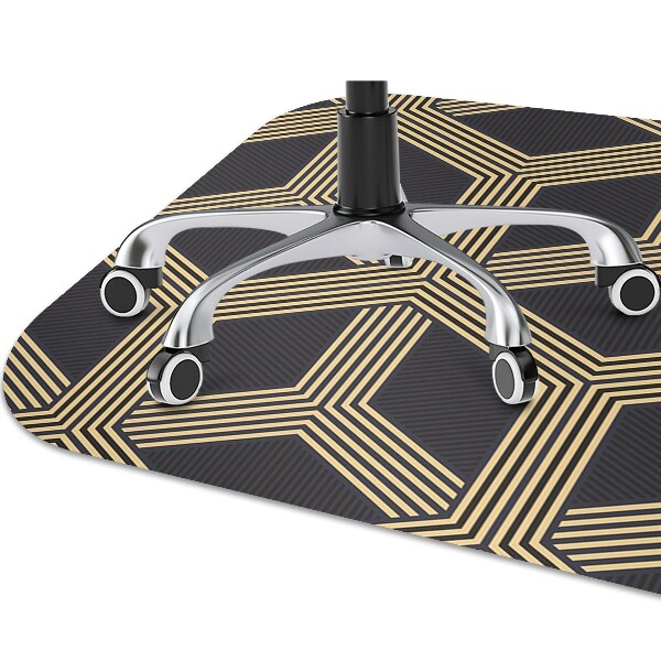 Alfombra silla ordenador Patrón geométrico