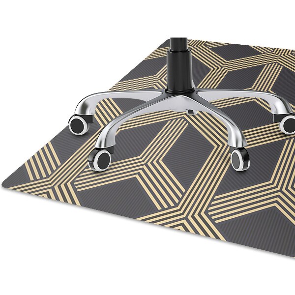 Alfombra silla ordenador Patrón geométrico