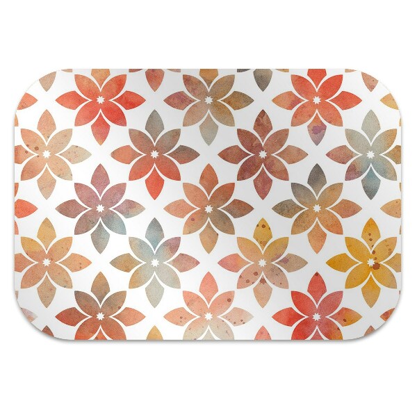 Alfombra silla ordenador Patrón floral