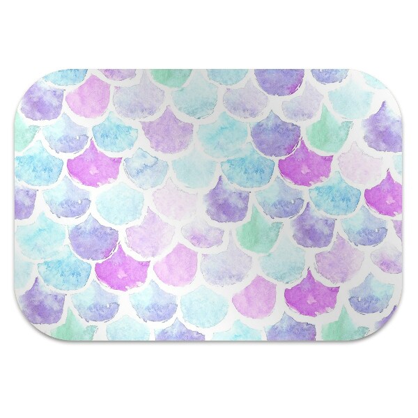 Alfombra para silla de escritorio Gotas coloridas