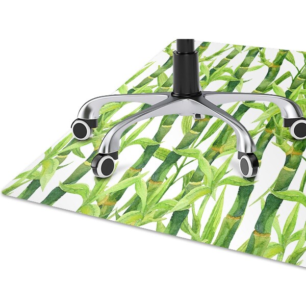 Alfombra silla ordenador Bambú