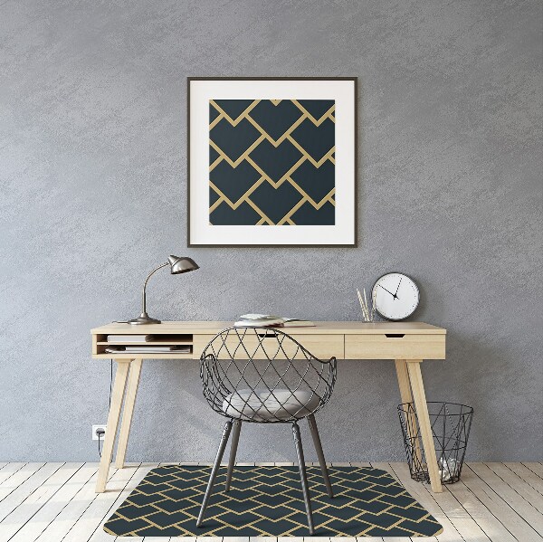 Alfombra silla ordenador Patrón escandinavo