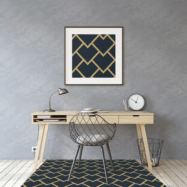 Alfombra silla ordenador Patrón escandinavo