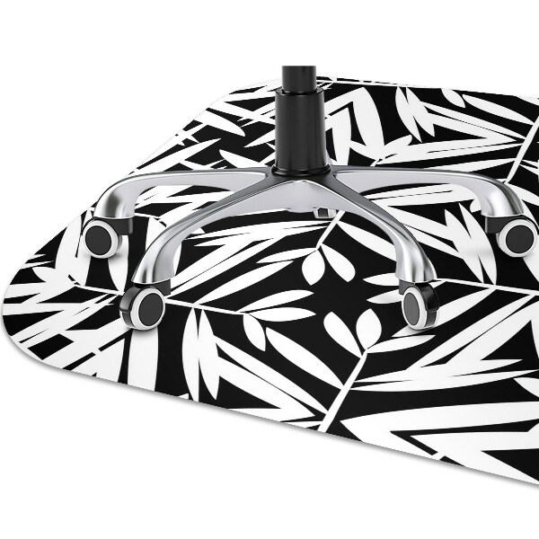 Alfombra para silla de escritorio Patrón en blanco y negro