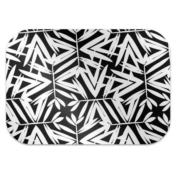 Alfombra para silla de escritorio Patrón en blanco y negro