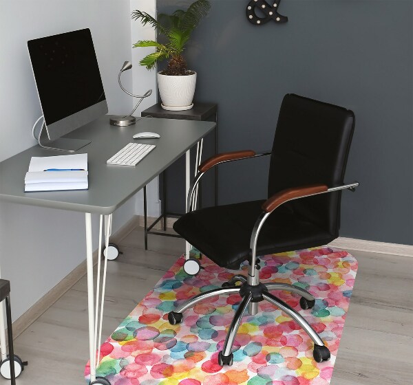 Alfombra silla ordenador Burbujas coloridas