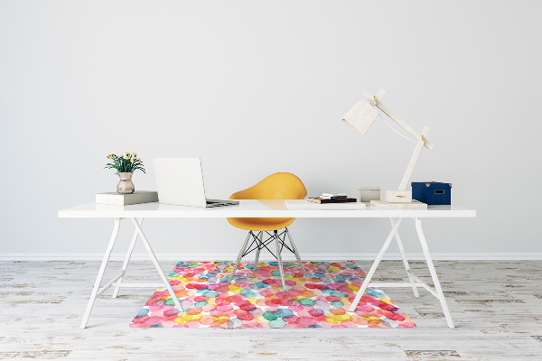 Alfombra silla ordenador Burbujas coloridas