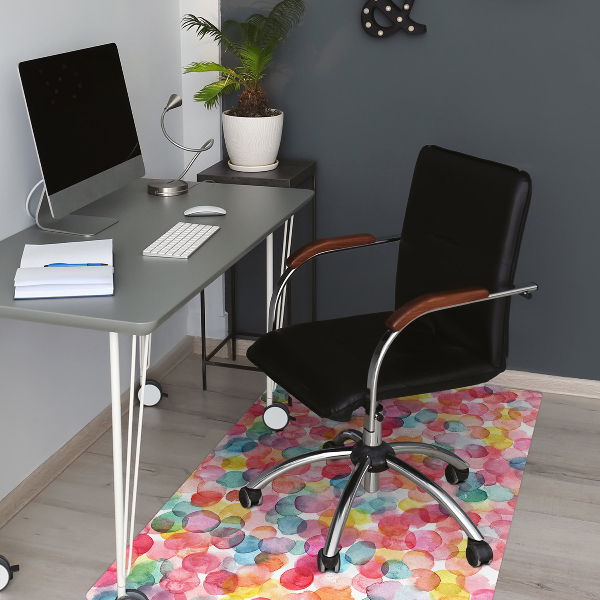 Alfombra silla ordenador Burbujas coloridas