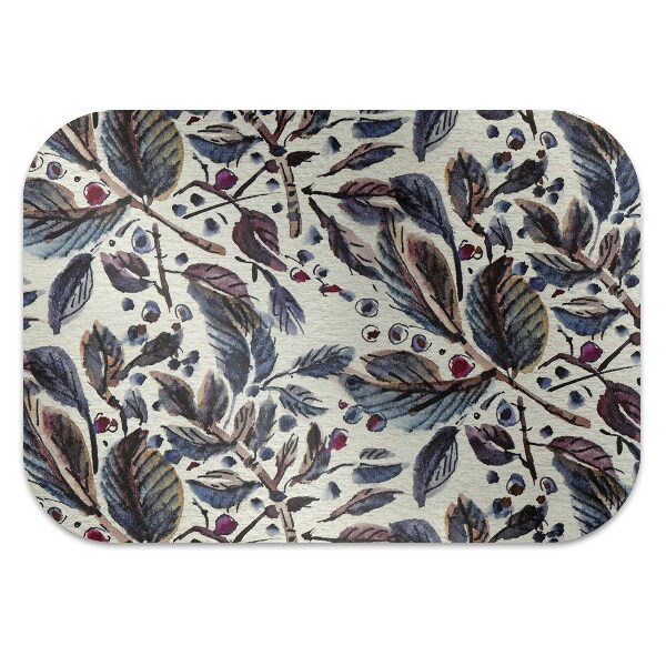 Alfombra silla ordenador Hojas vintage