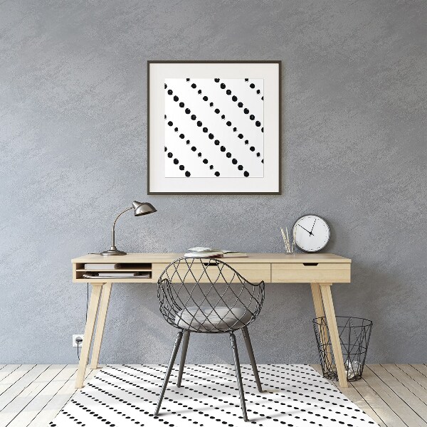 Alfombra silla ordenador Geometría de puntos