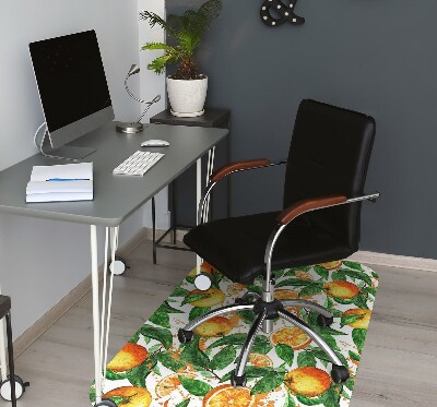 Alfombra silla escritorio Naranjas