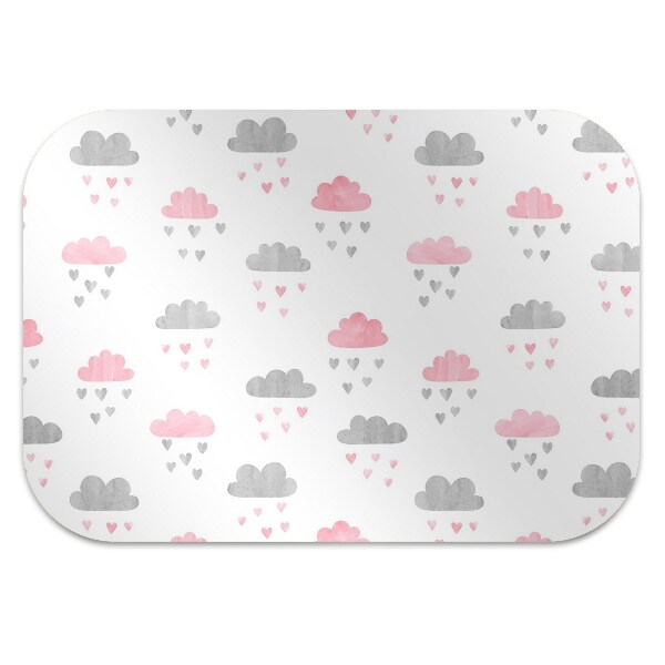 Alfombra silla escritorio Nubes minimalistas