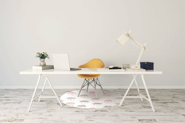 Alfombra silla escritorio Nubes minimalistas