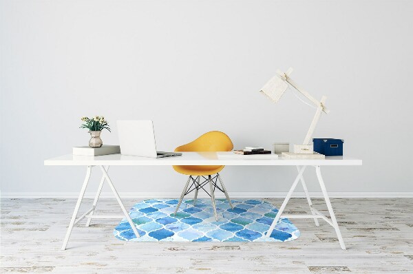 Alfombra para silla de escritorio Patrón marroquí