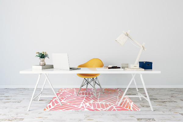 Alfombra para silla de escritorio Piñas verdes