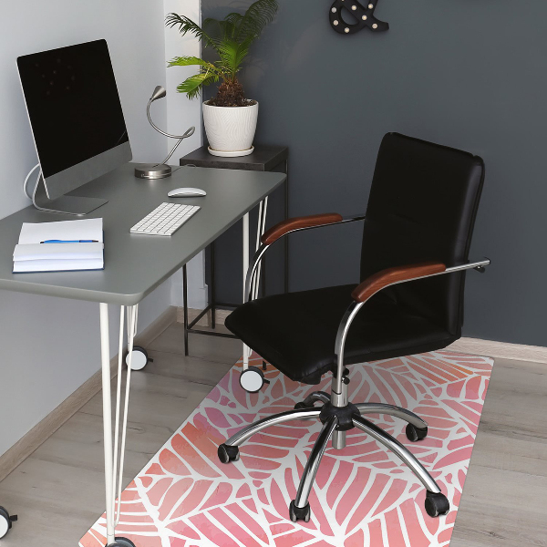 Alfombra para silla de escritorio Piñas verdes