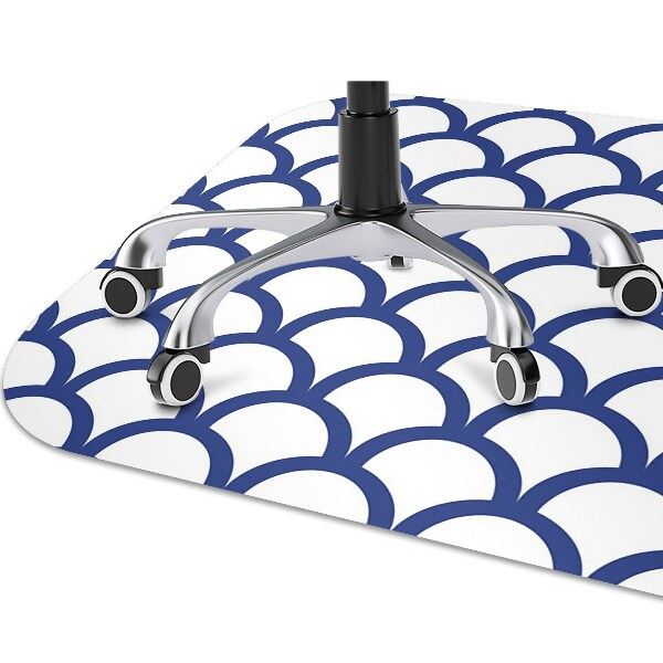 Alfombra silla ordenador Patrón de peces