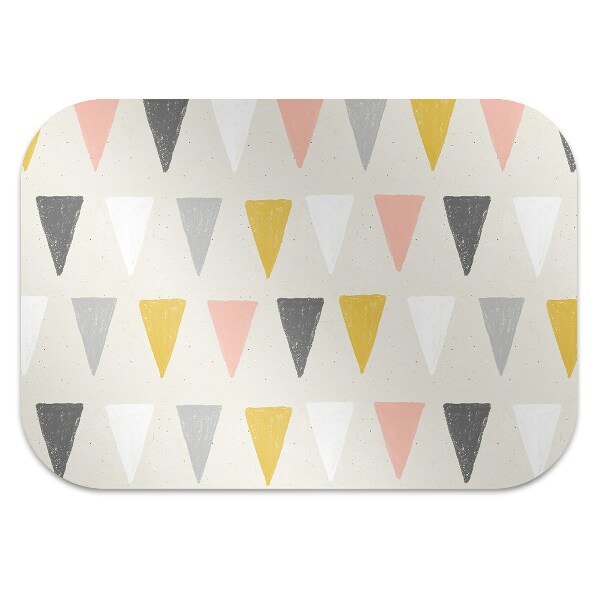 Alfombra silla ordenador Patrón triangular