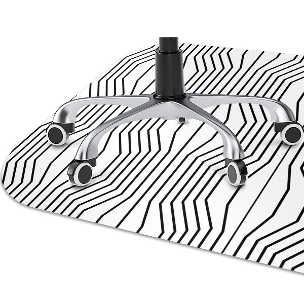 Alfombra silla ordenador Ilusión geométrica