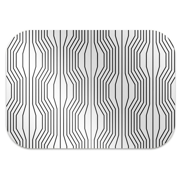 Alfombra silla ordenador Ilusión geométrica
