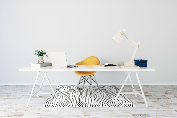 Alfombra silla ordenador Ilusión geométrica