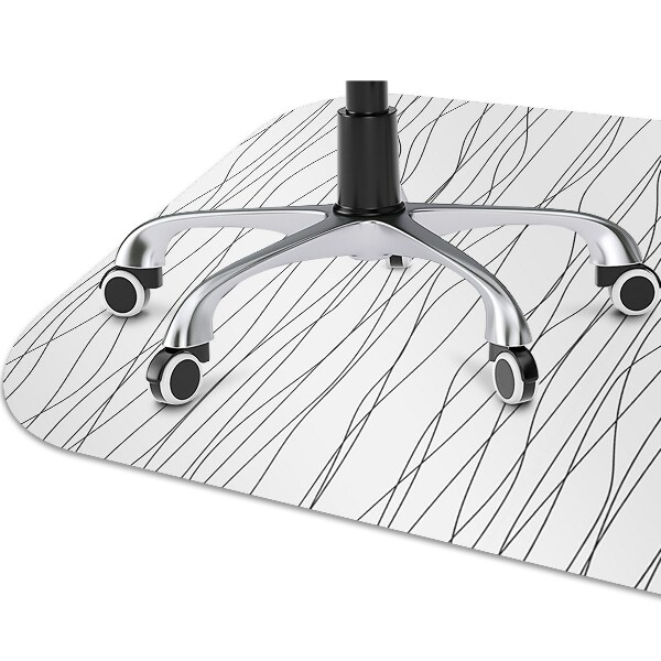 Alfombra silla ordenador Líneas caóticas