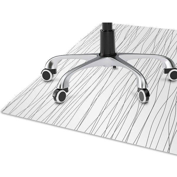 Alfombra silla ordenador Líneas caóticas