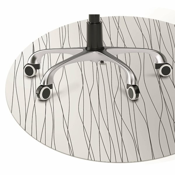 Alfombra silla ordenador Líneas caóticas